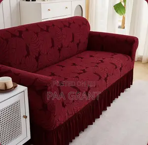 Thick Fabric Premium Comfort(4pc Fluffy Sofa Skirt Cover(Sold as a Set