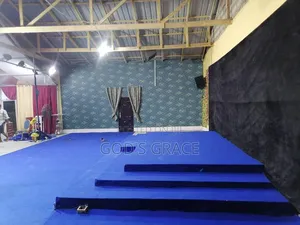 Normal Floor Blue Black Woolen Carpet