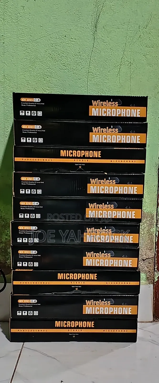 2:1 Rechargeable Wireless/Cordless Heavy Mic