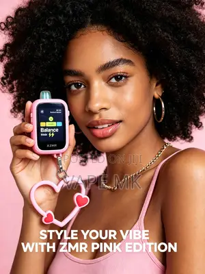 ZMR Pink Edition Vape Style Your Vibe Smart Screen Pod With Heart