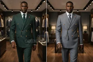 Classy Double Breasted Suit for Men