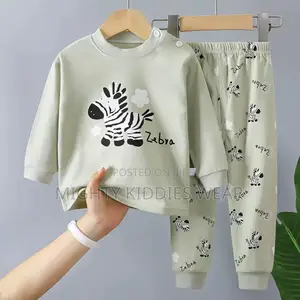 Children's Cotton Underwear Set, Loungewear Clothing, Age 1-5yrs