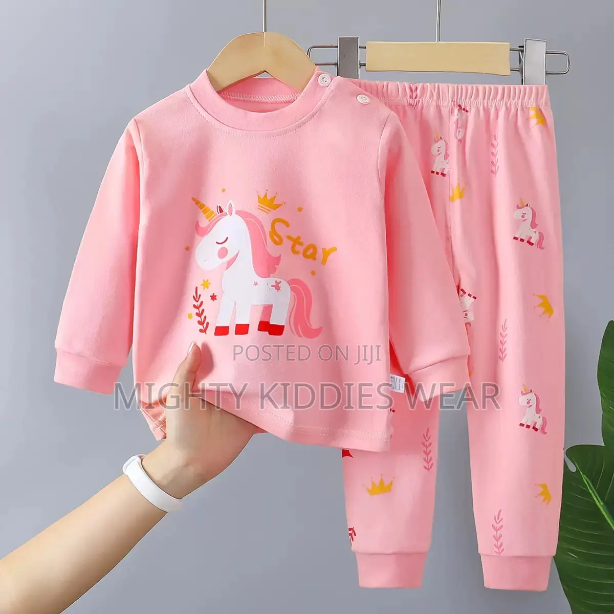 Children's Cotton Underwear Set, Loungewear Clothing, Age 1-5yrs