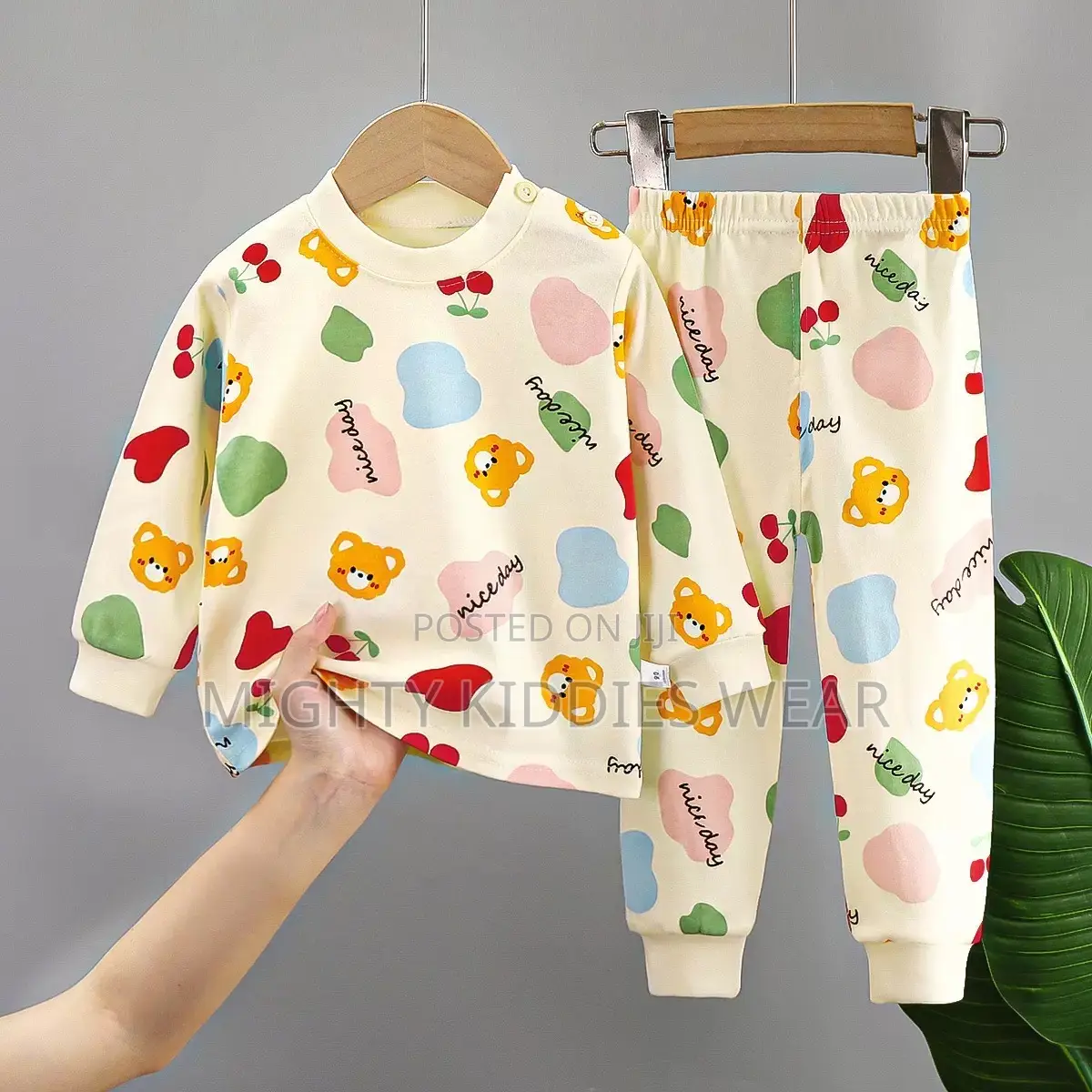 Children's Cotton Underwear Set, Loungewear Clothing, Age 1-5yrs