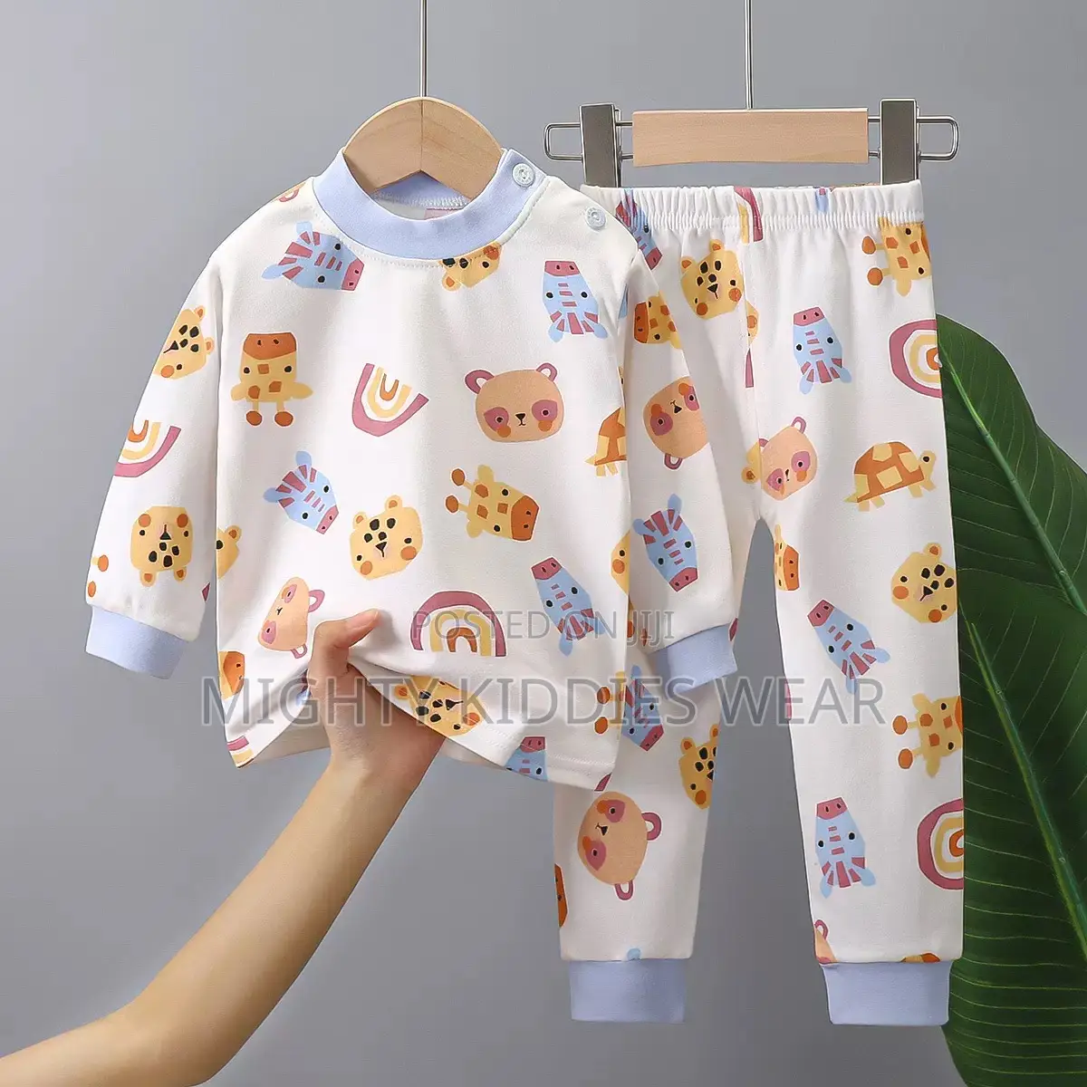Children's Cotton Underwear Set, Loungewear Clothing, Age 1-5yrs