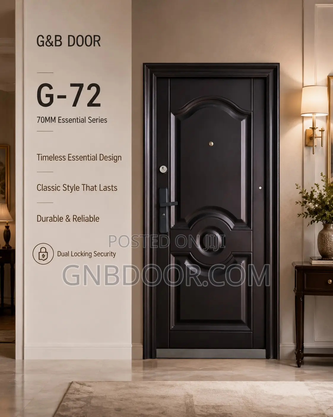 G72 Double Lock Security Door