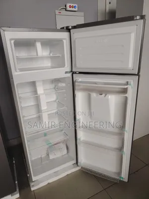 Syinix 210l Smart-Flow Double Door Fridge With Built-in Dispenser