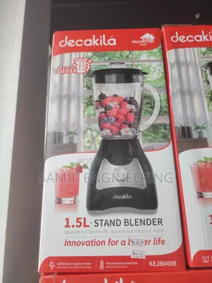 Decakila 1.5l Stand Glass Blender 650w (Kejb045b)