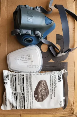 Original 3m Half Face Mask With Organic Vapor Catridge