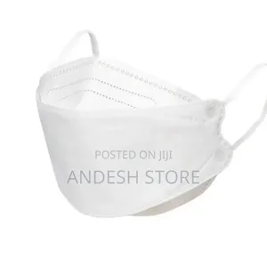 Kf94 4d 4ply Nose Mask 20pcs White , Black Colour Wholesale