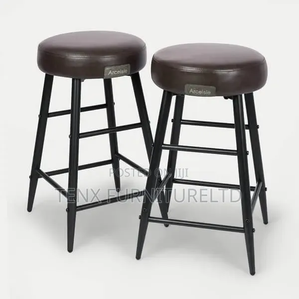 Bar Stool (Backless) Pair