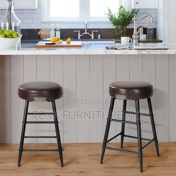 Bar Stool (Backless) Pair