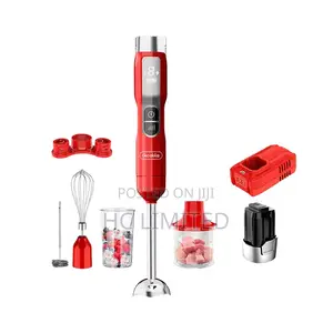 Decakila Cordless Hand Blender - 5-in-1 Set - Rechargeable - Kejb056r