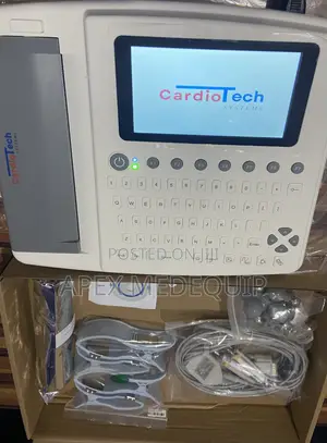 Ecg Machine 12 Channel Cardiotech + Battery