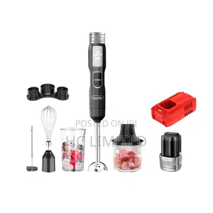 Decakila Cordless Hand Blender 5-in-1 Set (Rechargeable) - Kejb056b