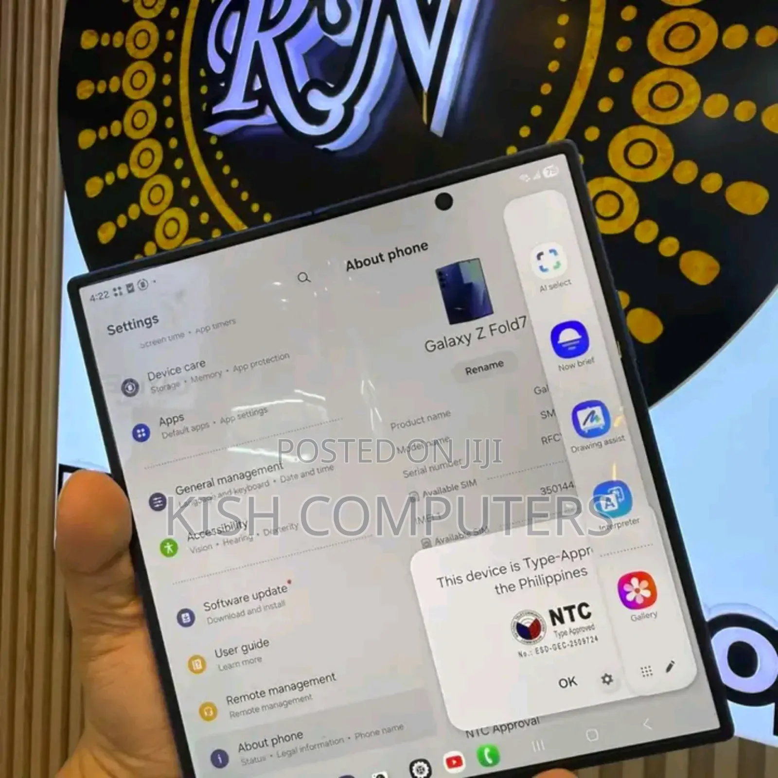 Samsung Galaxy Z Fold7 512 GB Gray
