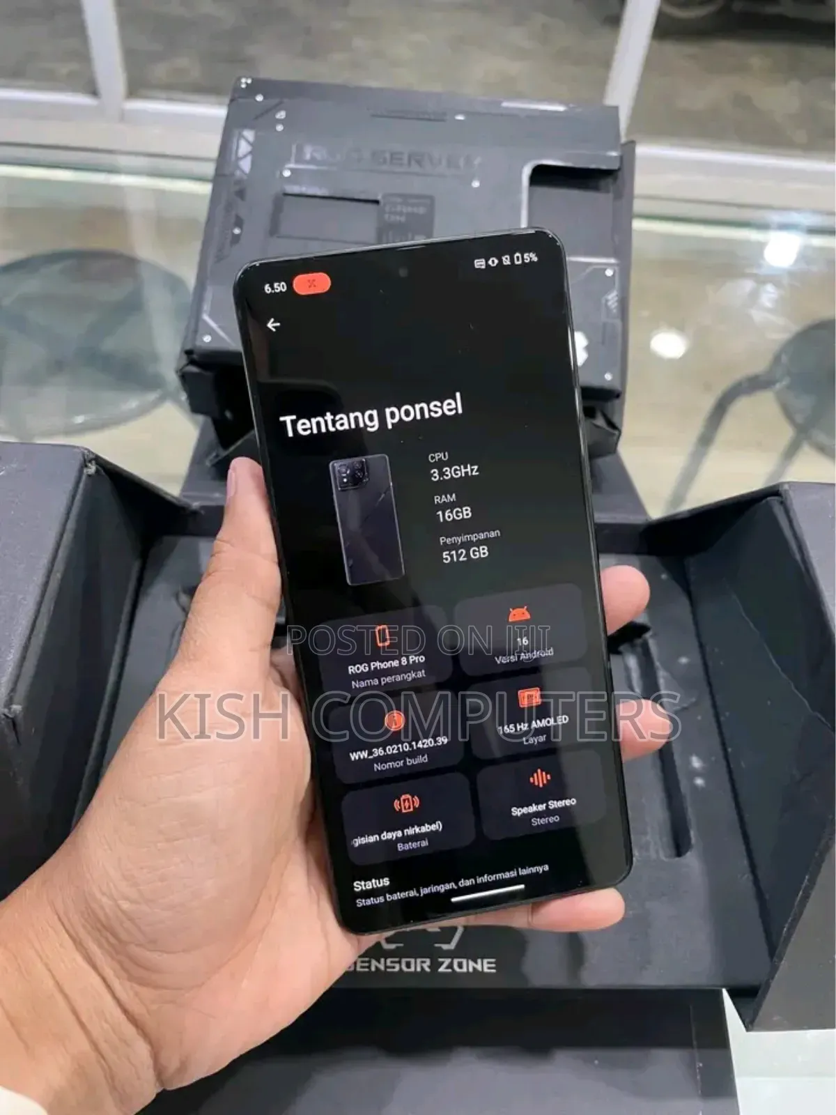New Asus ROG Phone 8 Pro 512 GB Black