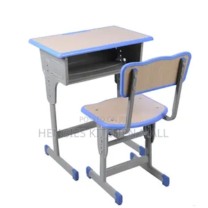 Adjustable Metallic Study Table and Chair