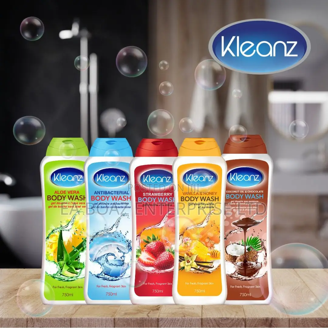 Kleanz Body Wash , Shower Gel 750ml ( All Fragrances )