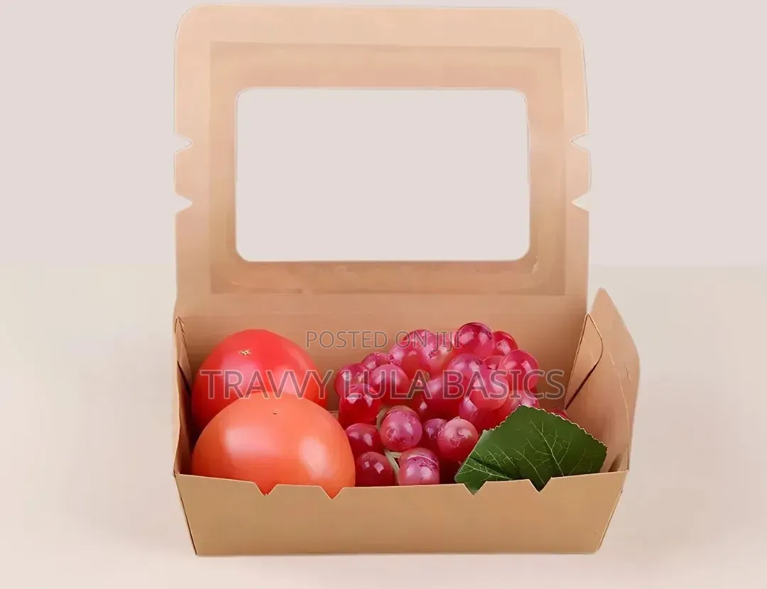 New Kraft Paper Box Lunch-1200ml