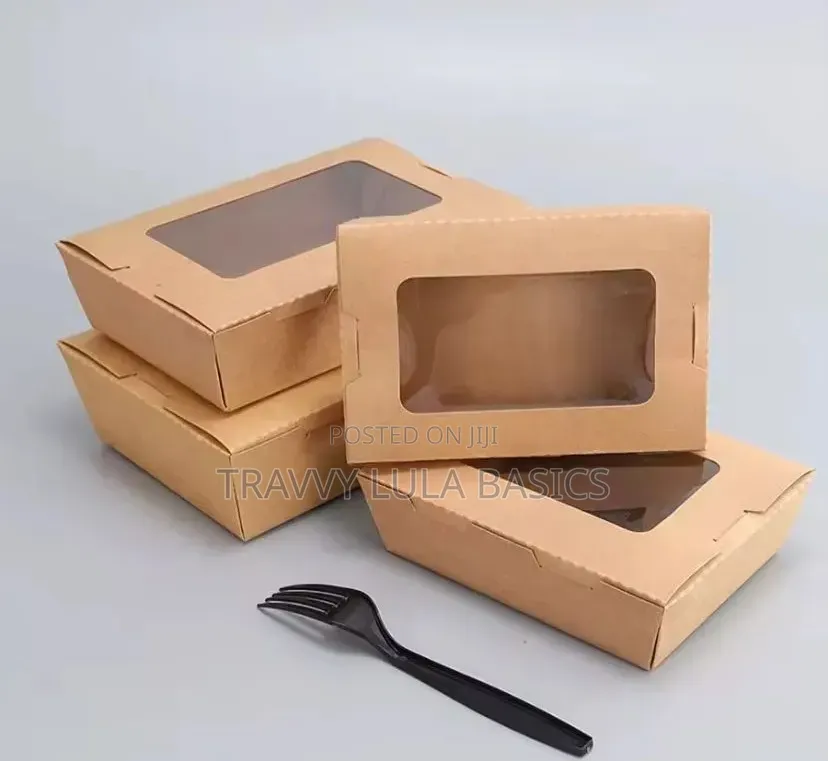 New Kraft Paper Box Lunch-1200ml