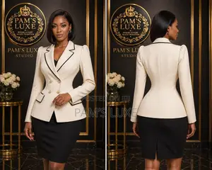 Ivory Luxe Tailored Blazer