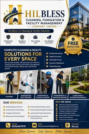 Hilbless Cleaning, Fumigation Facility Management Company Limited