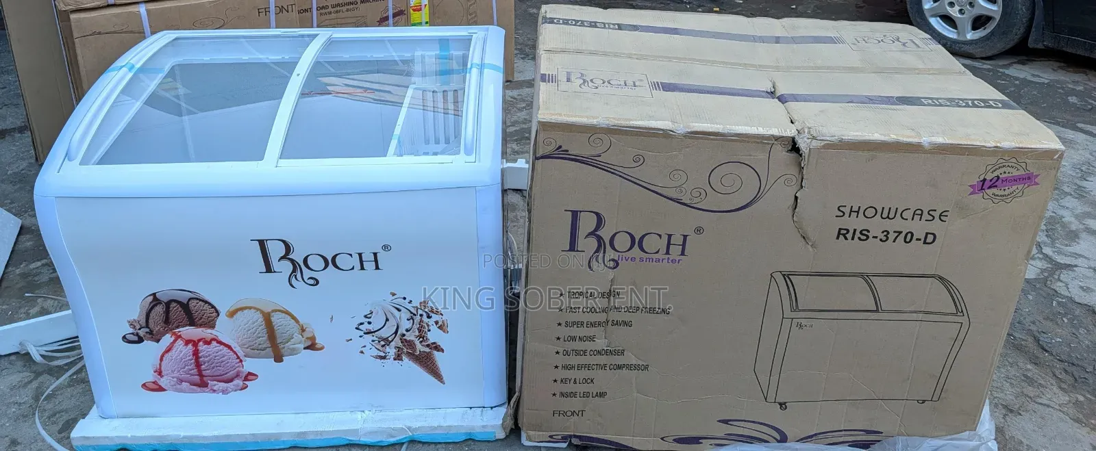 Roch Ice-Cream Freezer 370-D 4650gh