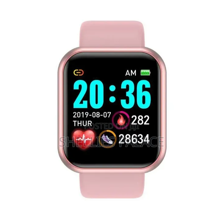 Y68 Smart Watch Heart Rate Blood Pressure Blood Oxygen