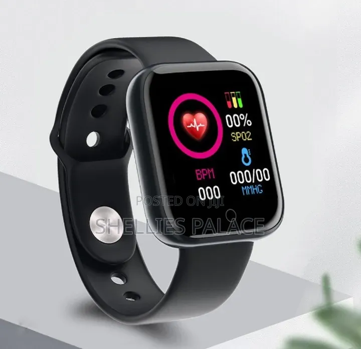 Y68 Smart Watch Heart Rate Blood Pressure Blood Oxygen