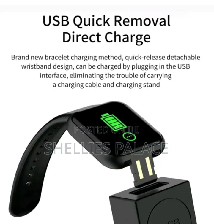 Y68 Smart Watch Heart Rate Blood Pressure Blood Oxygen