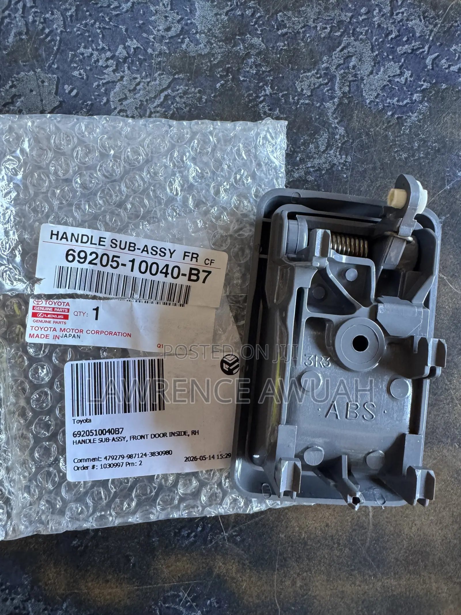 Toyota Landcruiser 79, Handle Sub-Assy, Front Door Insider Opener Rh