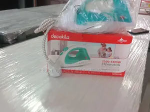 Decakila Steam Iron – Clean Clothes, Effortless Finish