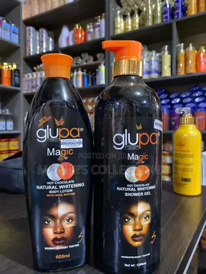 Glupa Magic Glow Natural Whitening Body Lotion and Natural Shower Gel