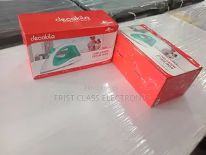 Decakila Steam Iron – Clean Clothes, Easy Iron Flow