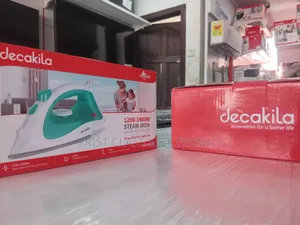 Decakila Steam Iron – Smooth Clothing Care Solution