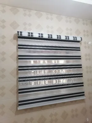 Talent White Black Zebra Blinds for Hotels Homes, Schools Etc