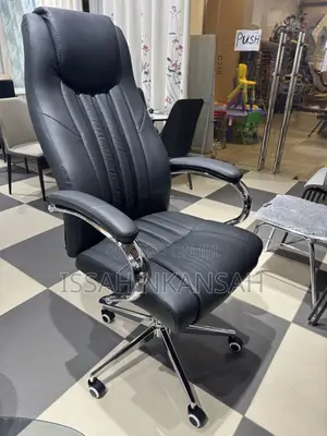 Black Leather High Back Office Chairs