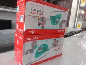 Decakila Steam Iron – Easy Ironing, Crisp Clothing Finish