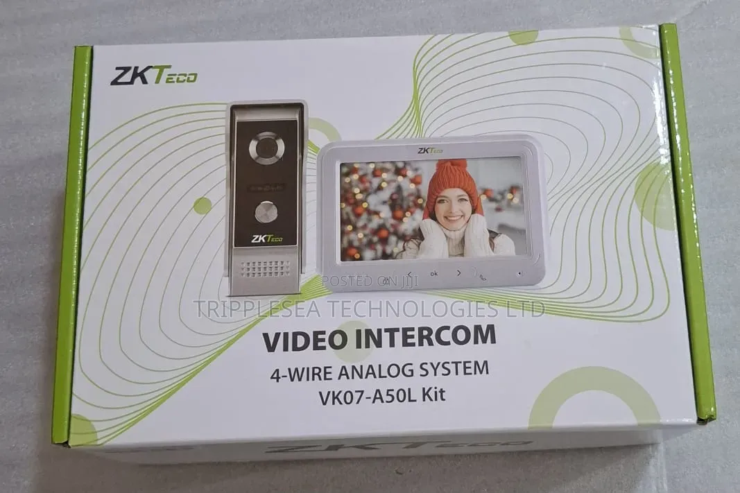 4-Wire Analog Video Intercom Full Color Vk07-A50l Kit
