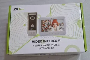 4-Wire Analog Video Intercom Full Color Vk07-A50l Kit