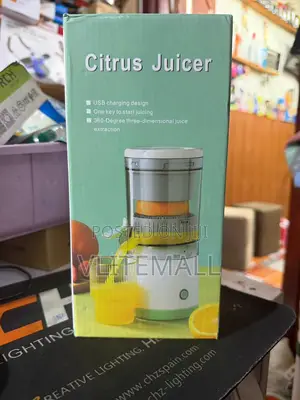 Portable Usb Rechargeable Mus Juicrini Citr a Greeen White .