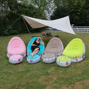 Inflatable Sofa With Foot Rest With Design