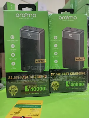 Oraimo Powerbox 400 Vision 40000mah 22.5w Power Bank