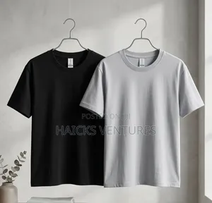 Plain Round Neck T. Shirt