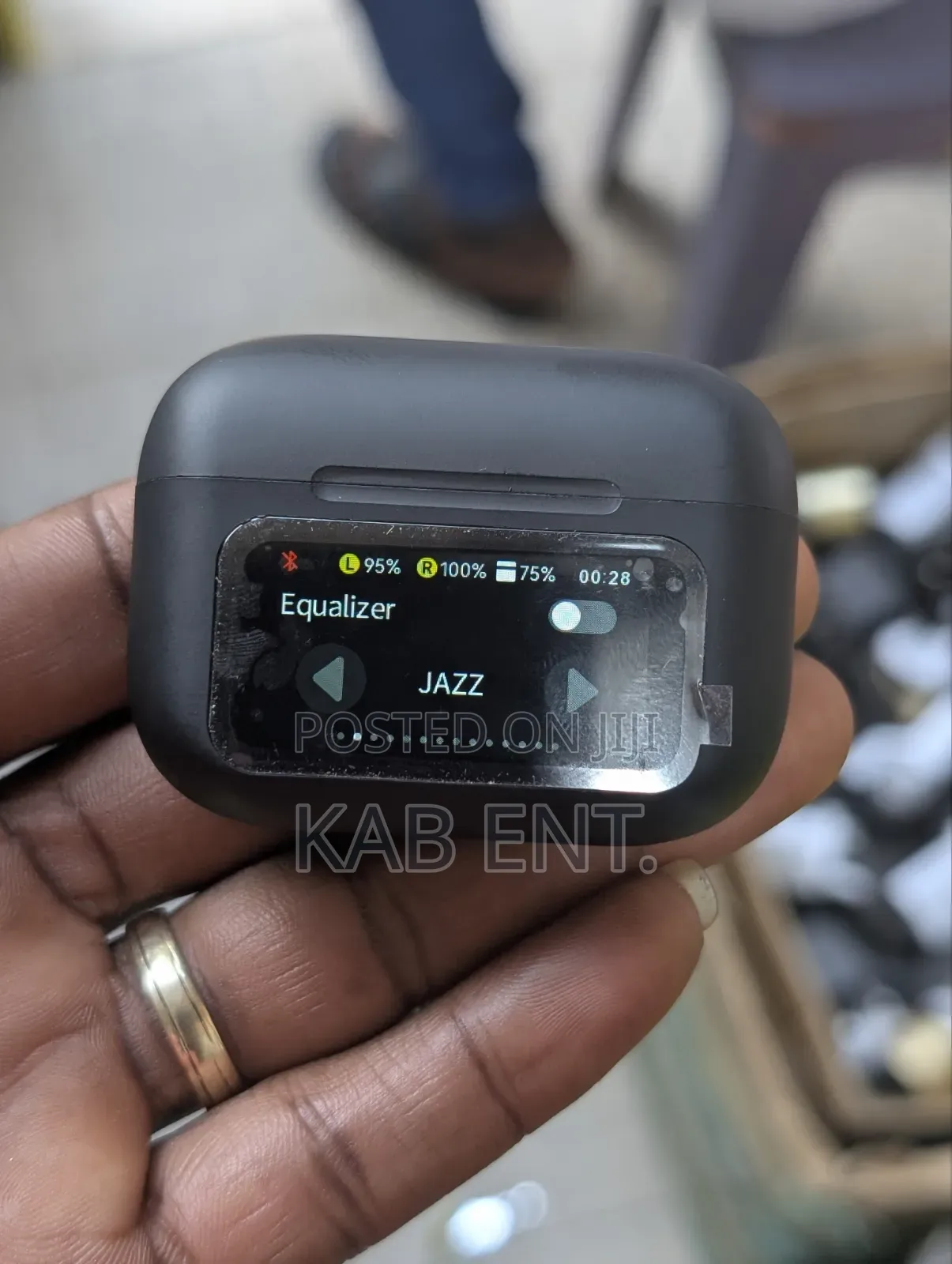 Anc/Enc True Wireless Earbuds With LCD Display Case