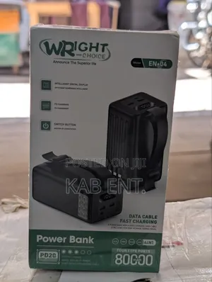 Wright Choice en-04 Power Bank – 80,000mah