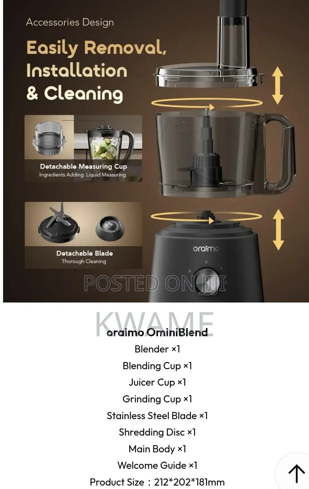 4-in-1 Multifunctional 1500w Blender