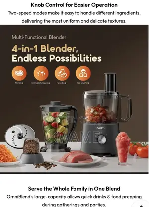 4-in-1 Multifunctional 1500w Blender