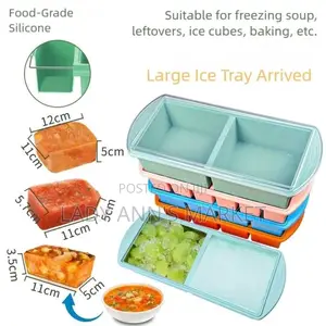 2 Compartment Silicone Storage Bowls